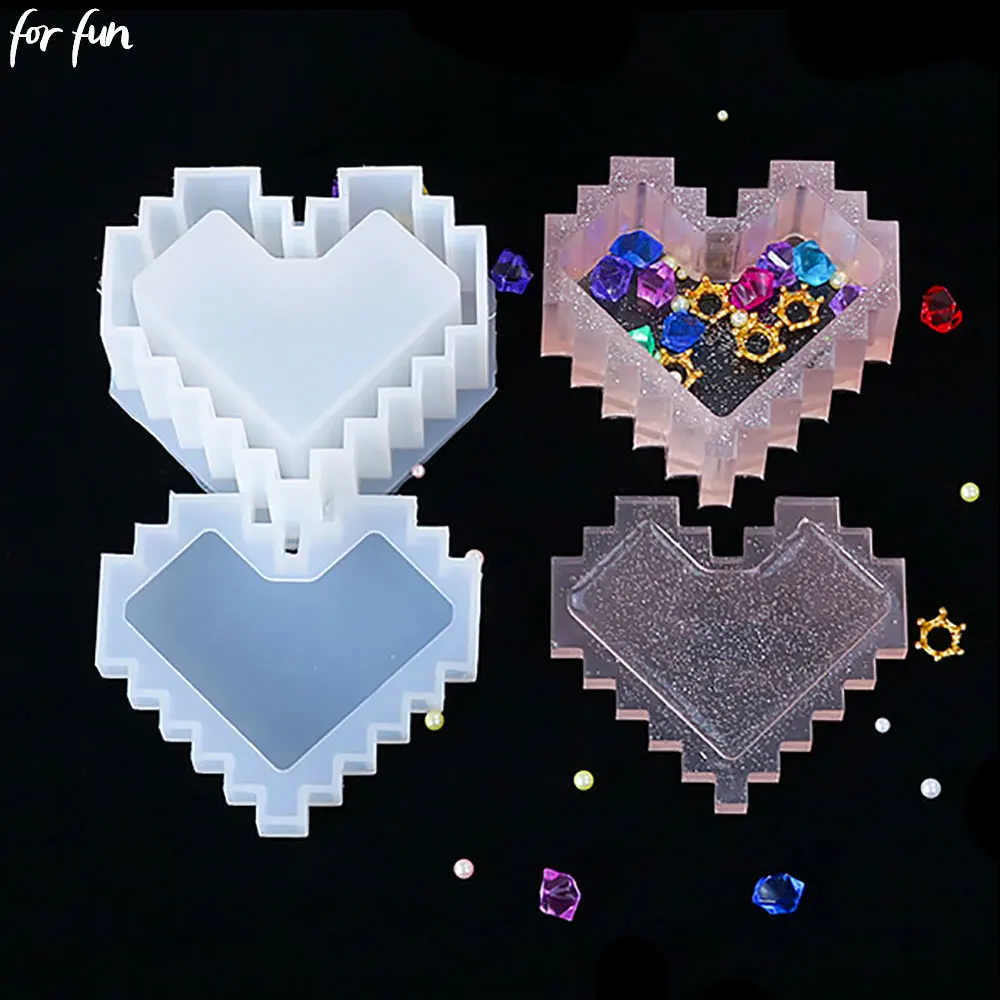 Silicone Mold Resin Epoxy Molds Jewelry Heart  Silicone Jewelry Tools Mould  - Heart - Aliexpress