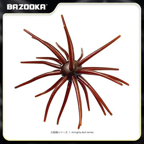 Bazooka TPE Fishing Lure 2g 8g Simulated Sea Urchin Lures Soft Silicone For Bream Pike Bass Mandarin Tilapia Gears Winter Biats - Image 8