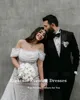 Eightale Glitter Mermaid Wedding Dress Off Shoulder Prom Dresses Shiny Sequins Customized Long Train Bridal Gowns 2025 6