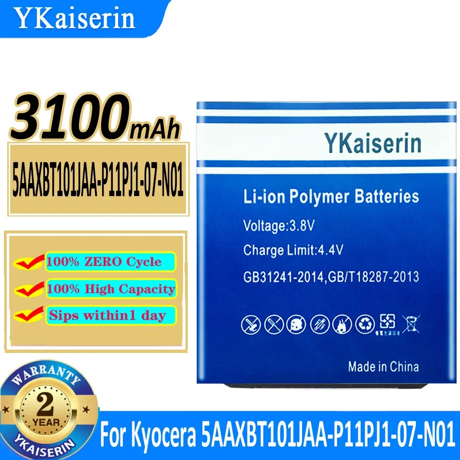 

Аккумулятор ykaisсеребрин на 3100 мА · ч для мобильного телефона Kyocera, гарантия 2 года, номер отслеживания