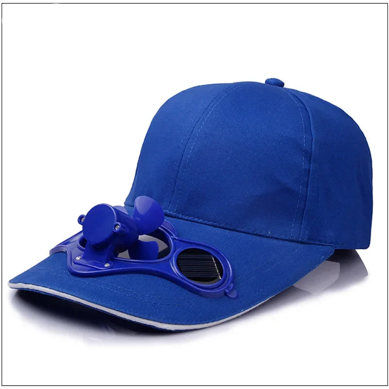 New Summer Sports with Fan Free Charging Solar Protection Solar Cotton Cap Sun Visor Cap Baseball Casual Unisex