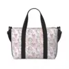 Custom Marie Cat Cartoon Pattern Groceries Tote Shopping Bags Women Large Capacity Beach Gym Travel Bags 1