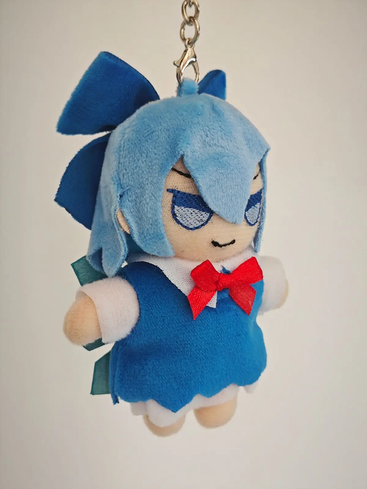 Japan Anime TouHou Project Cirno Cosplay Fumo Plush Pendant Key Chain Xmas Gifts
