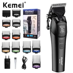 Professional Rechargeable Cordless Barber Hair Clippers & Trimmer (With box)