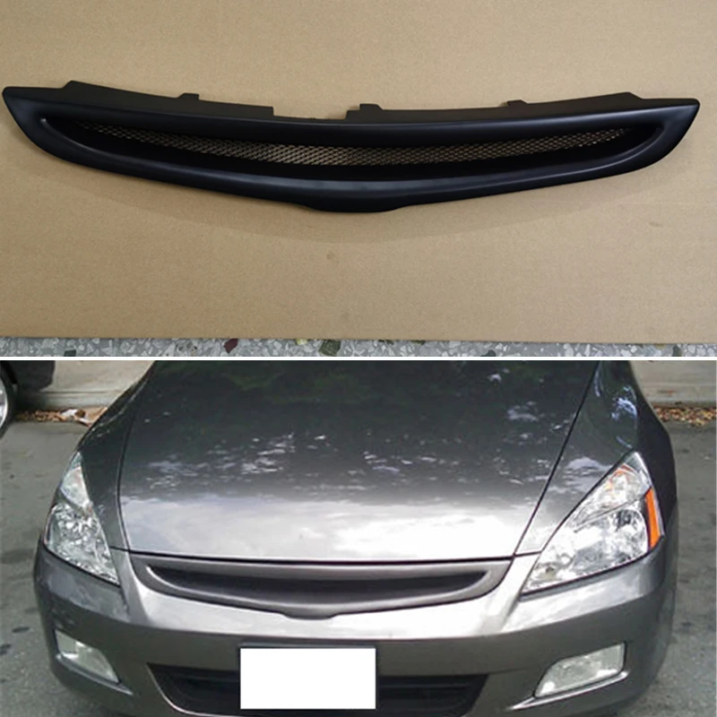 

For Honda Accord Sedan 4-door 2003 2004 2005 2006 Year Racing Grille Redesign Front Bumper Grill Body Kit Accessories