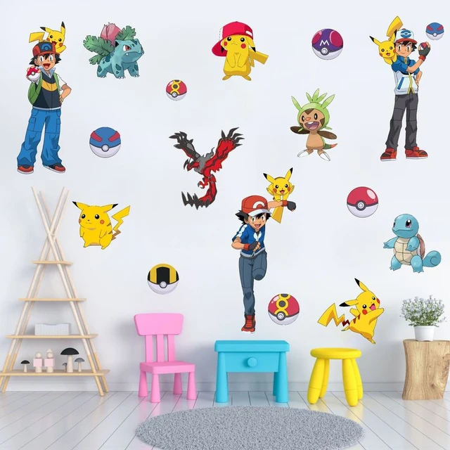 Autocollant mural 3D Pokémon