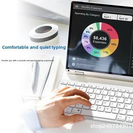 Wireless Keyboard Suitable for iPad Bluetooth Tablet Wireless for Apple Computer Silent Portable Thin