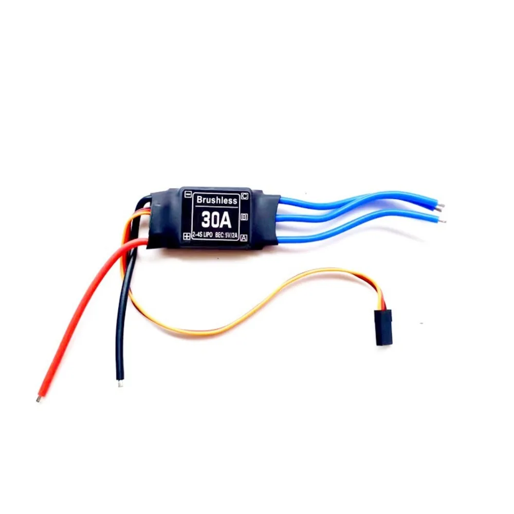30A 40A Brushless ESC 5V 3A UBEC 2-4S Electronic Speed Controller Easy Use 3.5MM Banana Head RC Plane Parts