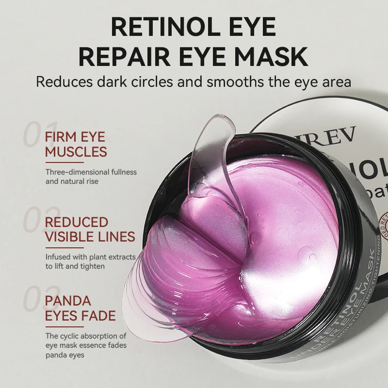 Retinol Under Eye Patches Hyaluron Acid Eye Mask Patch Moisturizing Anti Wrinkle Eyes Mask Korean Skin Care