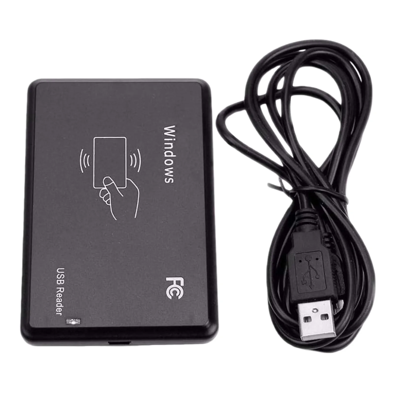 125Khz 13.56MHz RFID 리더 EM4100 ID IC 듀얼 주파수 액세스 제어 암호화 프로그래머(USB 인터페이스 포함) 스마트 카드 리더