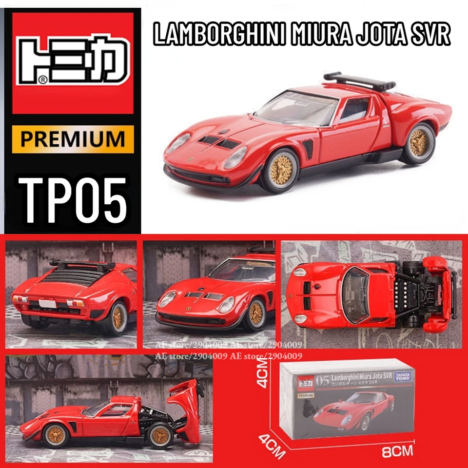 Takara Tomy Tomica Premium TP05. LAMBORGHINI MIURA JOTA SVR Scale