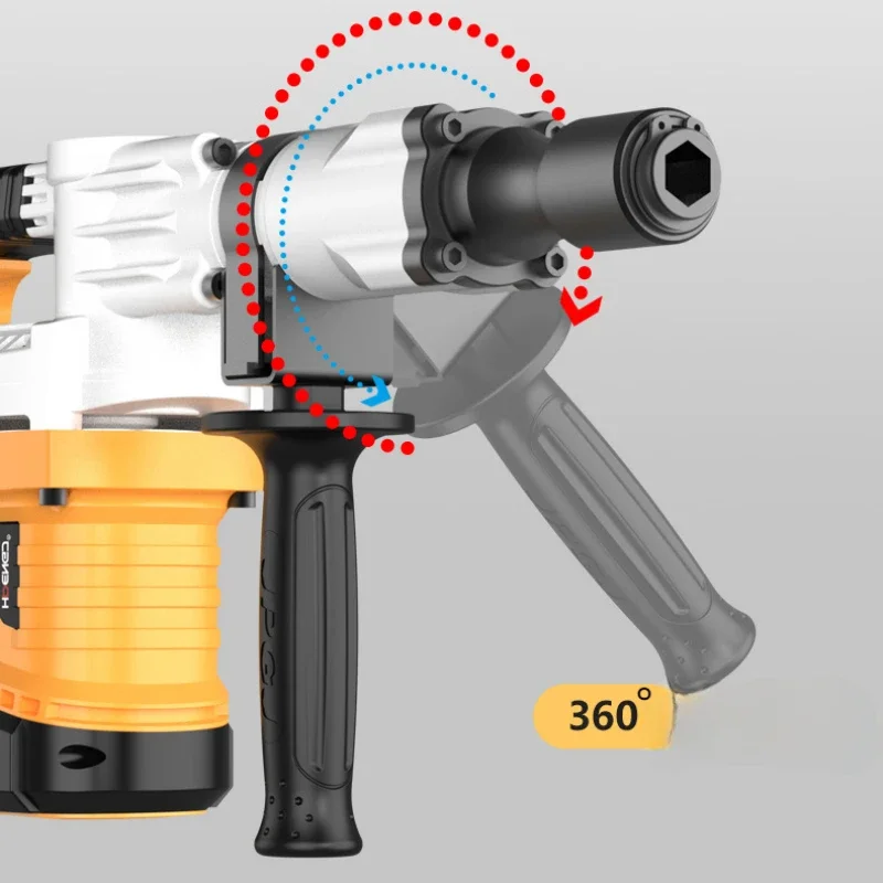 110V/220V Electric Pick Heavy-duty Wall Demolition Hammer Industrial Grade Concrete Demolition Pick Professional Jackhammer 5