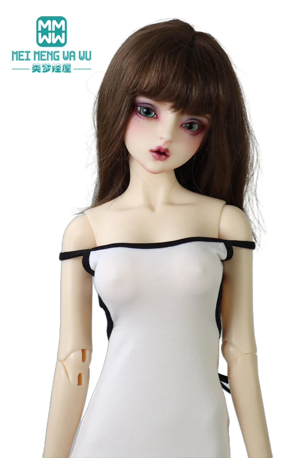 Fits BJD Doll Clothes 60cm 1/3 1/4 MSD DD SD Stylish fishtail slip dress Girl's Gift
