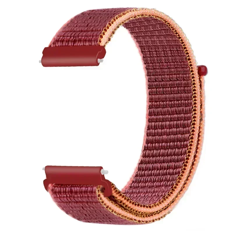 Universal 22mm Nylon Loop Sports Watch Band - Breathable and Durable