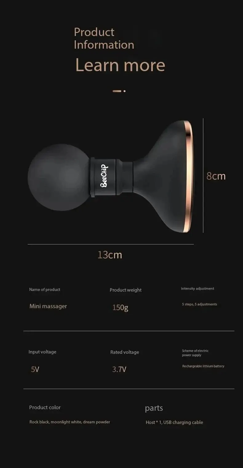 Sa05de50b3d964b53be9326098586f949l Mini Vibrating Fascia Gun Portable Silent Muscle Massager Motorized High Frequency Vibration Relaxation Artifacts Mallzona