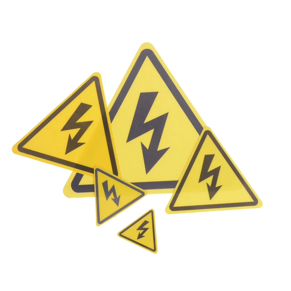 2PCS Danger High Voltage Electric Warning Safety Label Sign Decal Sticker warning stickers,warning decal