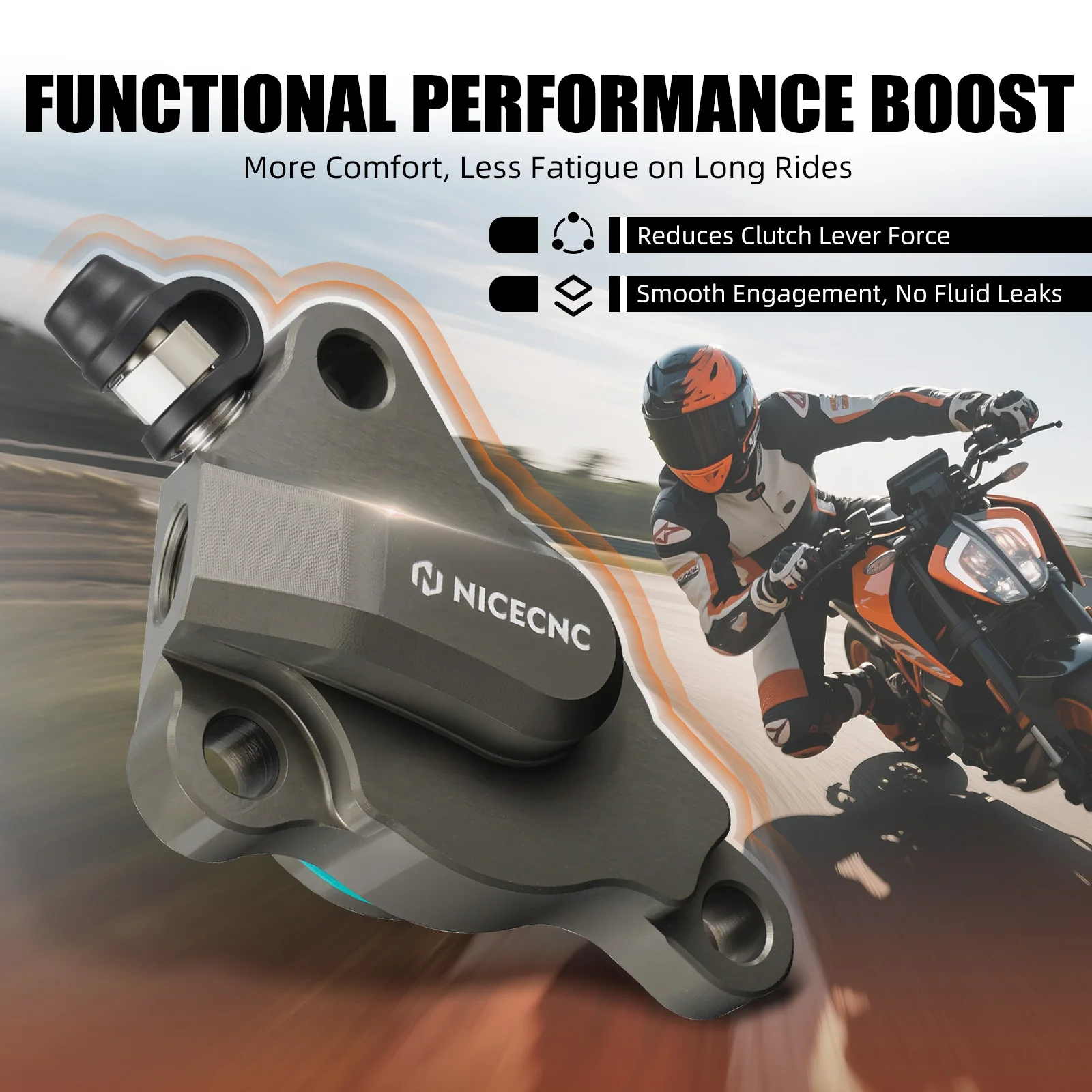 Für KTM EXC 250 1999-2005 EXC 300 250 SIX DAYS 2001-2005 SX 65 85 2004-2012 690 SMC/R Enduro/R Kupplungsnehmerzylinder Upgrade-Kit – Detail 6