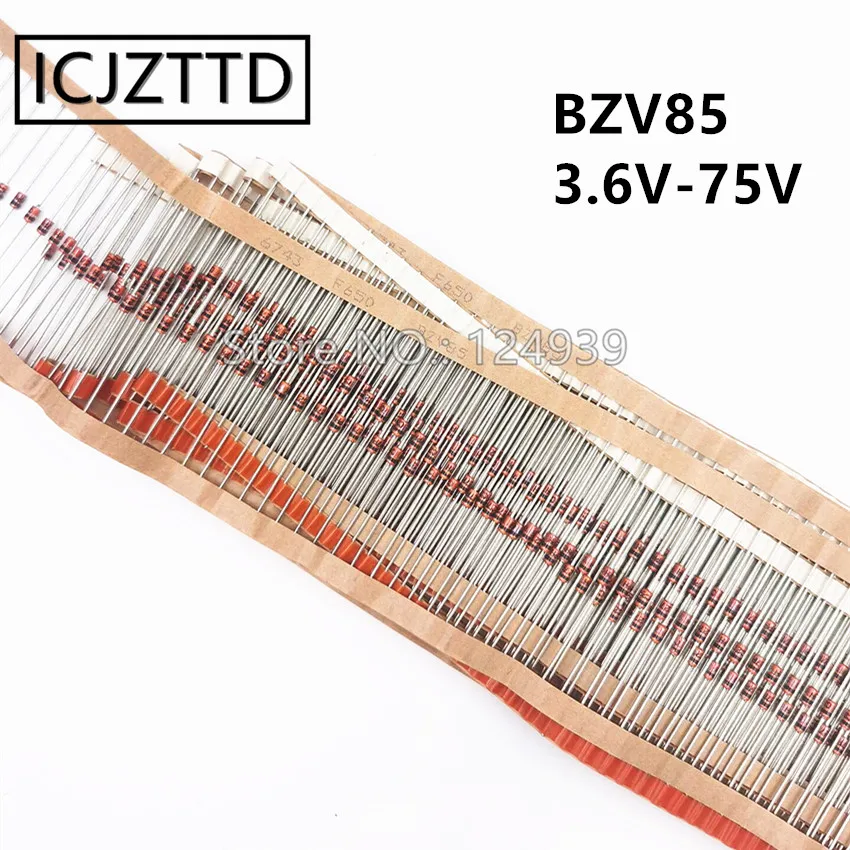 Lot De 10 Diodes Zener BZV85-C5V1,133 DO-41 - Composants électroniques De Remplacement - 5