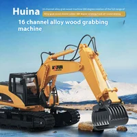 Huina 1:14 Electric Remote Control 1570 Grabber 16ch 2.4g Simulation Engineering Vehicle Crawler Excavator Boy Toy Gift 1