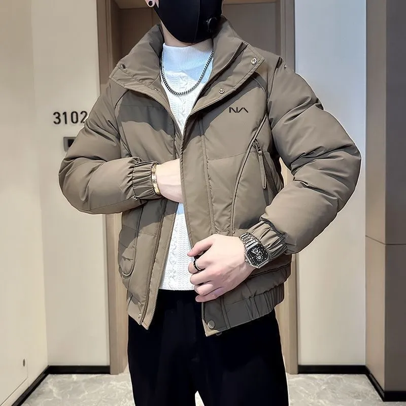 Men's Golf Clothing handsome Fashion loose thickened warm cotton-padded coat winter advanced sense cotton-padded clothing 골프웨어