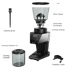BioloMix Automatic Burr Mill Electric Coffee Grinder with 30 Gears for Espresso American Coffee Pour Over Visual Bean Storage 6