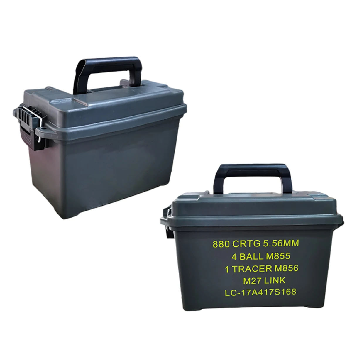 

ABS Bullet Box Lightweight Portable Tool Box Military Plastic Storage Box Tactical Lightweight Bullet Boxes