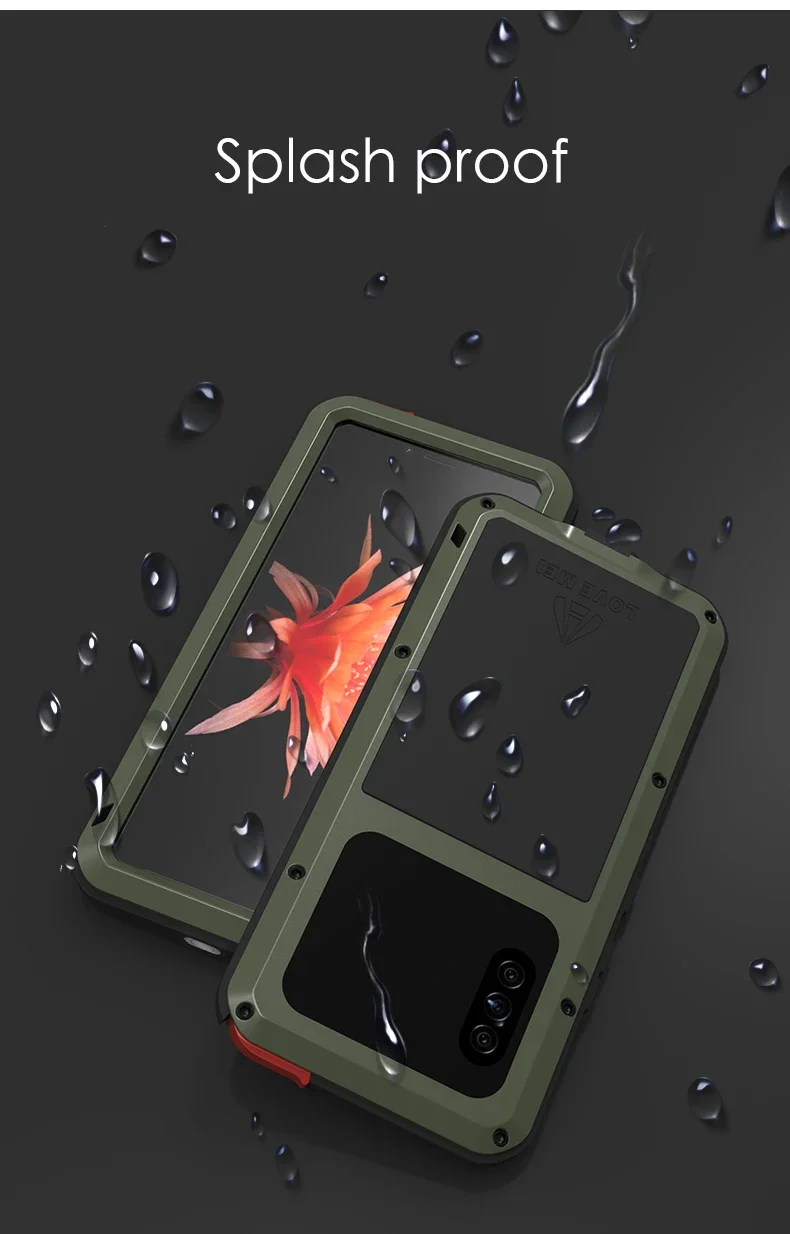 High quality Amigo mobile phone case for the SONY Xperia 10 II powerful metal armored shockproof and waterproof case