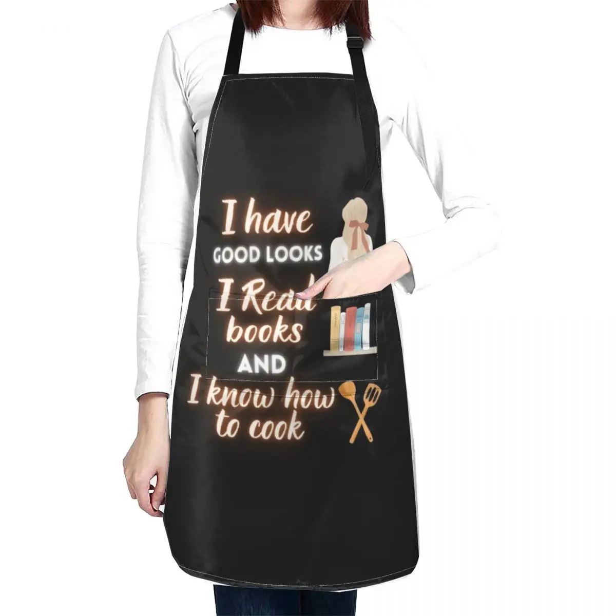 

A book lover Apron Kitchen Novel Kitchen Accessories Chef jacket men