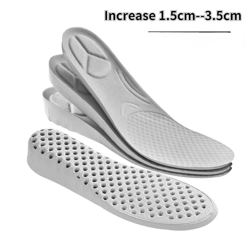 

2Pcs Insoles for Shoes Sole Mesh Deodorant Breathable Cushion Running Insoles for Feet Man Women Orthotic Height Increase Insole
