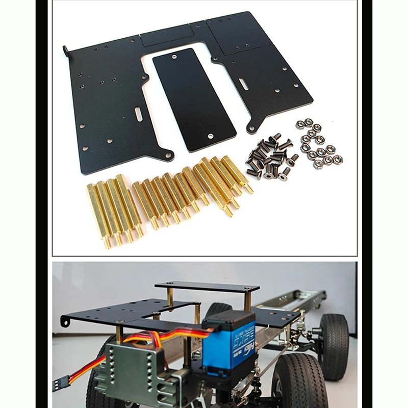 OwlKay RC Accessoires 2 stks CNC for & Achter Metalen