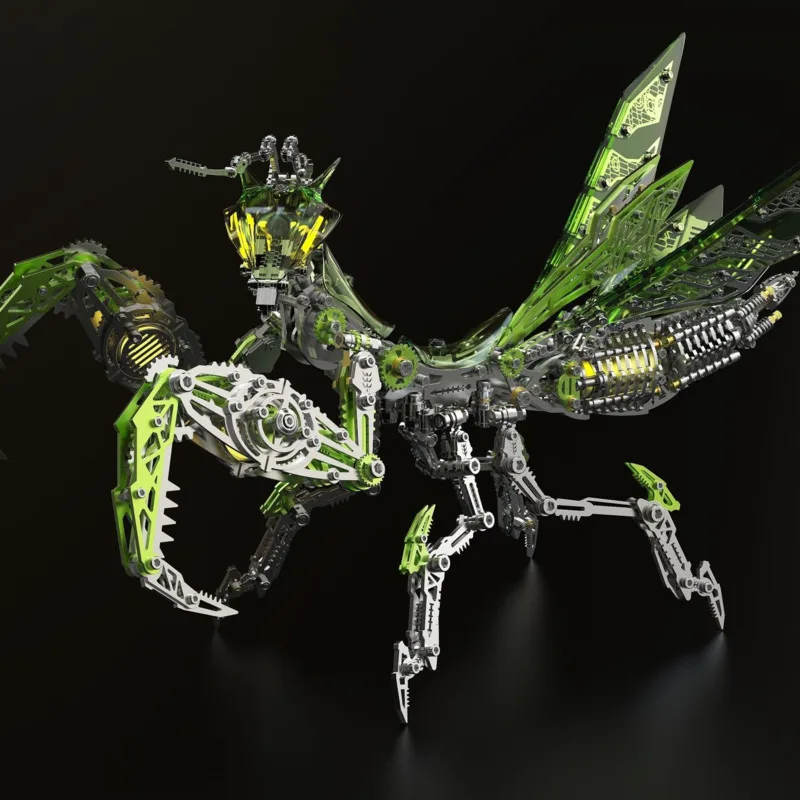 

Новинка, 3d металлическая машина Mantis, 1109 шт., набор для сборки из металла 3D, красочная машина Mantis «сделай сам», Сборная модель, украшение для дома, подарок