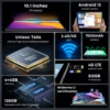 CHUWI Hi10X Pro Tablet Android 13, Unisoc T606 4GB RAM 128GB ROM Tablets，10.1" 1280x800 IPS Screen 7000MAH Battery,2.4G/5G Wifi 2