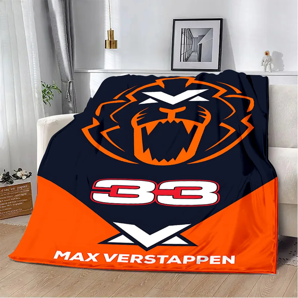 Printed Blanket Picnic Blanket F1 33 Max V-Verstappens Warm Blanket Soft and Comfortable Home Travel Birthday Gift 4