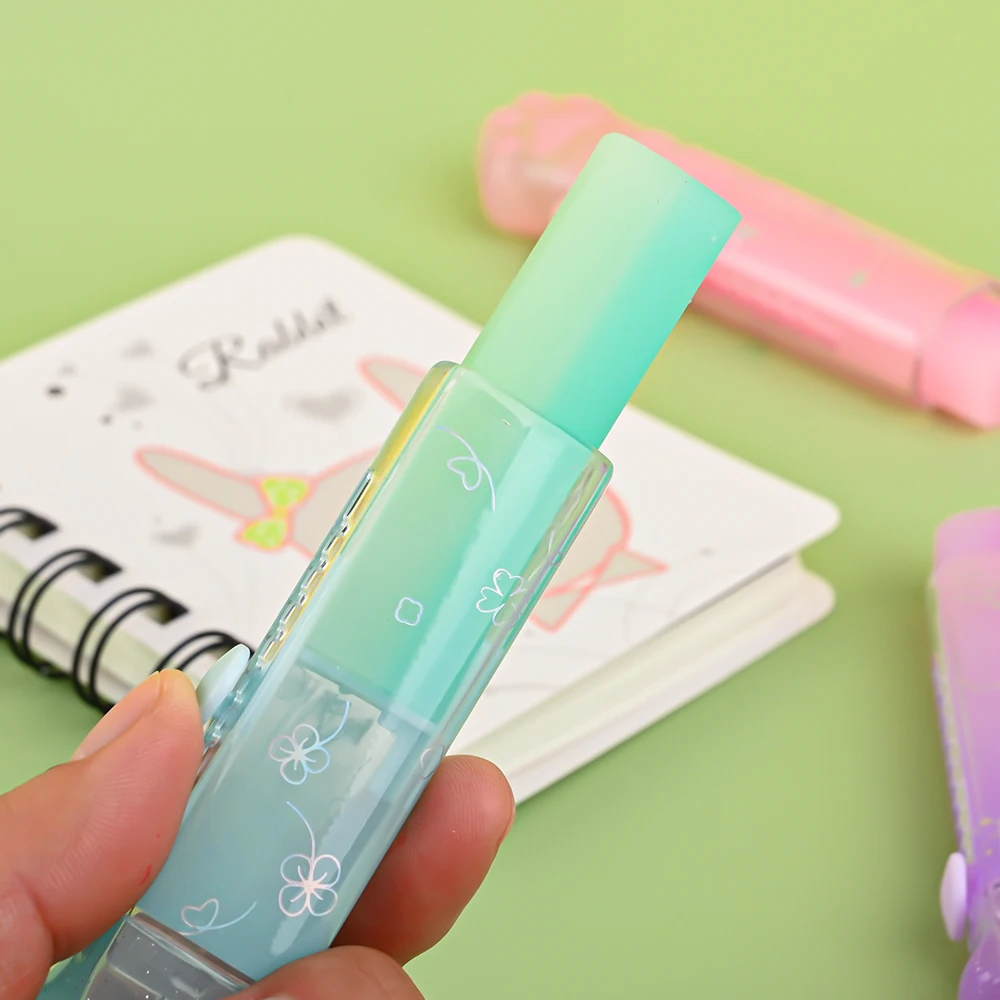 1pcs Jelly Color Paw Pencil Eraser Super Cute Correction Push Type Rubber for Pencil Cleaning School Student Gift F7365