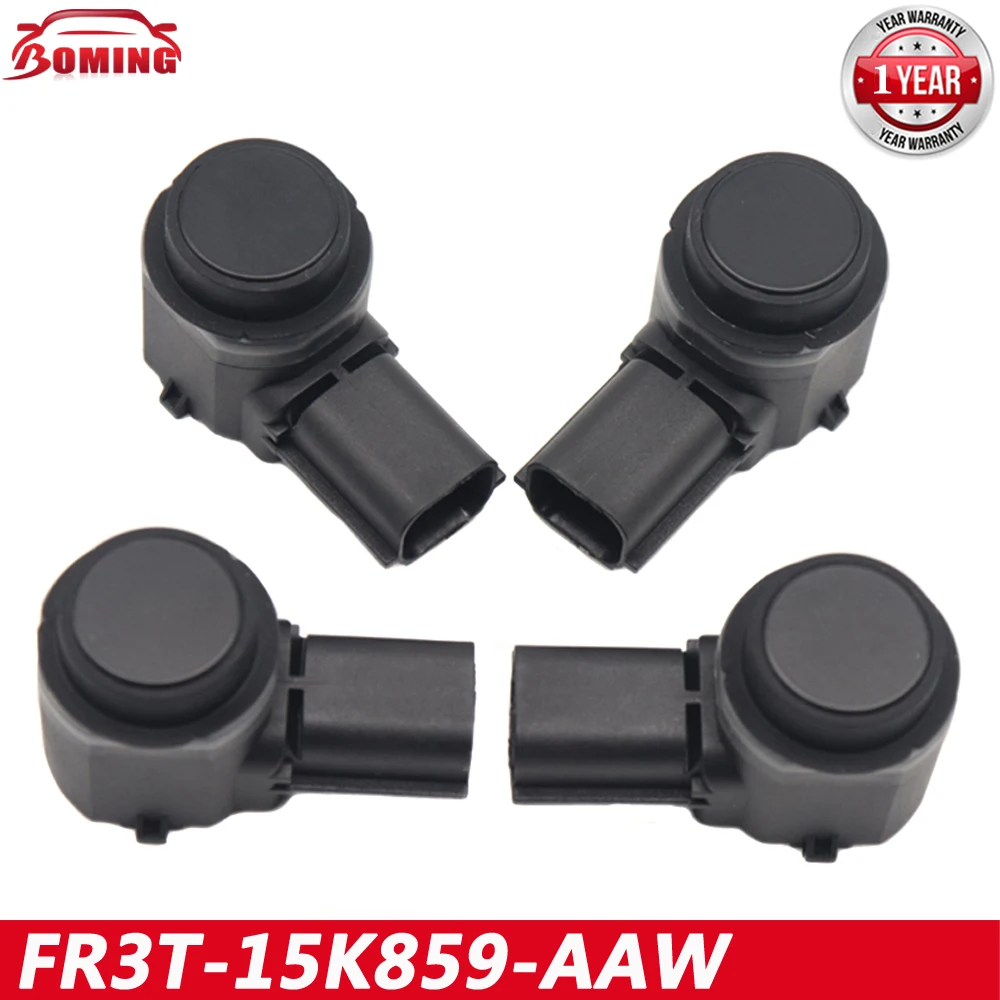 4x FR3T-15K859-AAW FR3Z15K859AAPTM Backup Bumper Reverse PDC Parking Sensor For Ford Edge Explorer Focus Fusion For Lincoln Mkz