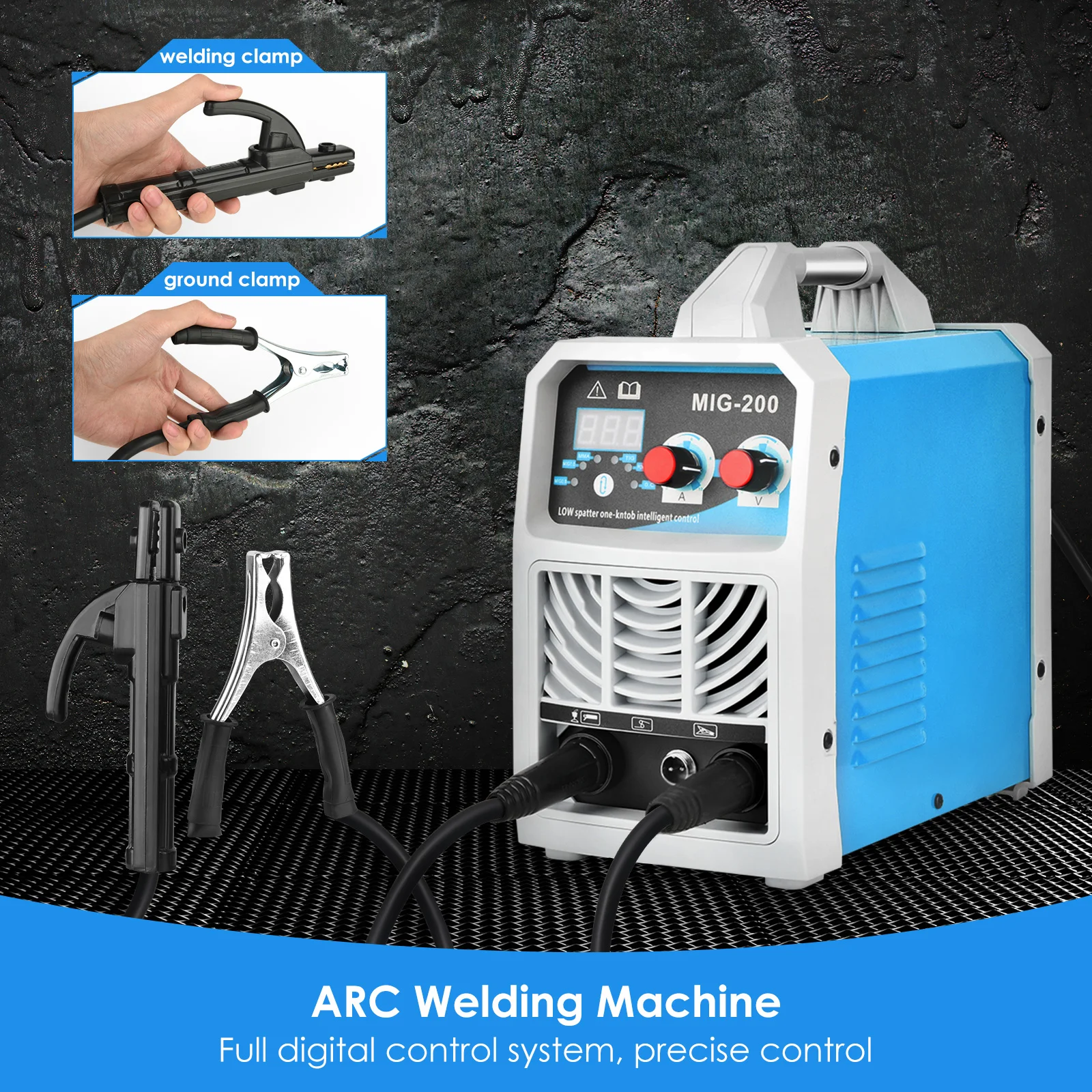 Multi 3 in 1ARC MIG TIG Welder Inverter Welding Machine Portable Digital IGBT MMA Gas No Gas Soldering Welding Iron Steel Metal 4