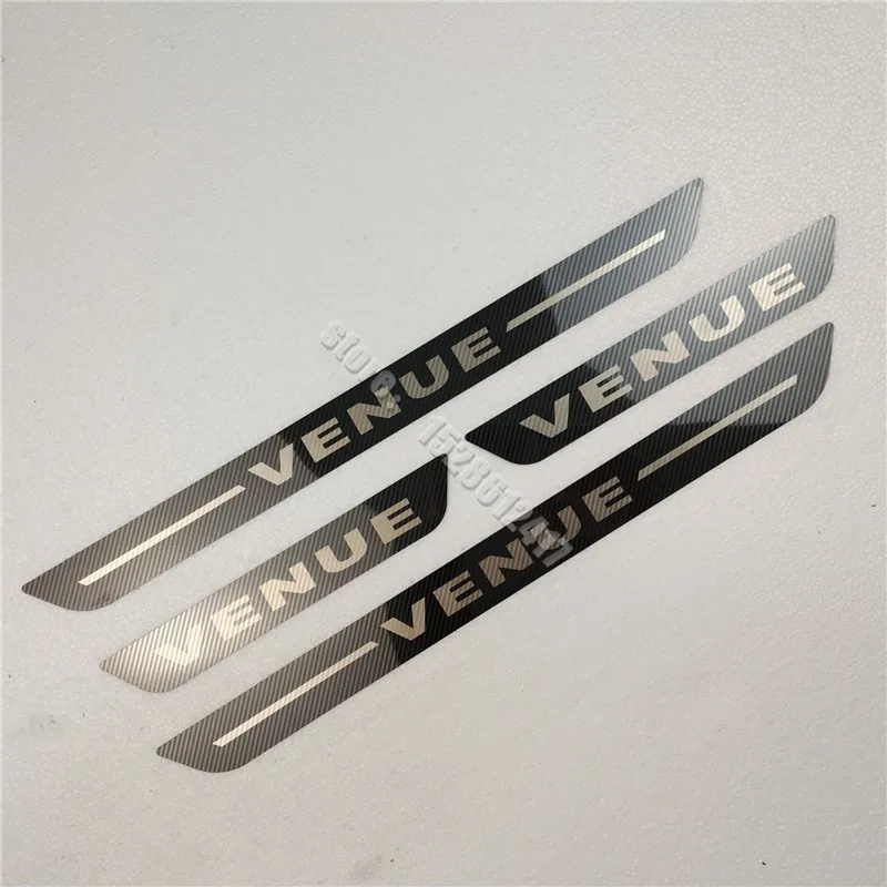 

Бесплатная доставка Для HYUNDAI VENUE 2019-2021 Накладка на порог из нержавеющей стали/протектор на порог двери, приветственная педаль, Стайлинг автомобиля