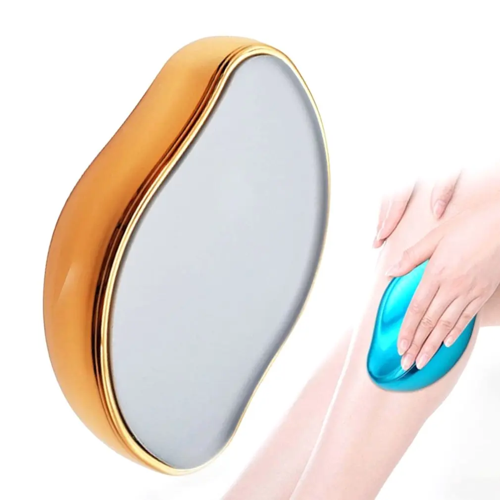 

Crystal Hair Eraser Physical Hair Removal Tool For Men Women Painless Safe Epilator Reusable Body Depilation Glass Hair Remover