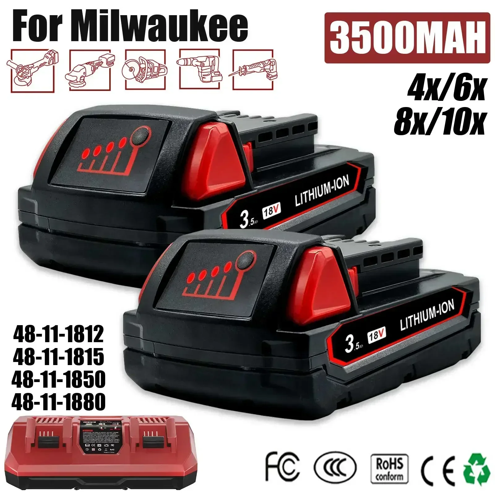 Quick-Wake MK5658 Small Round Battery main image 1