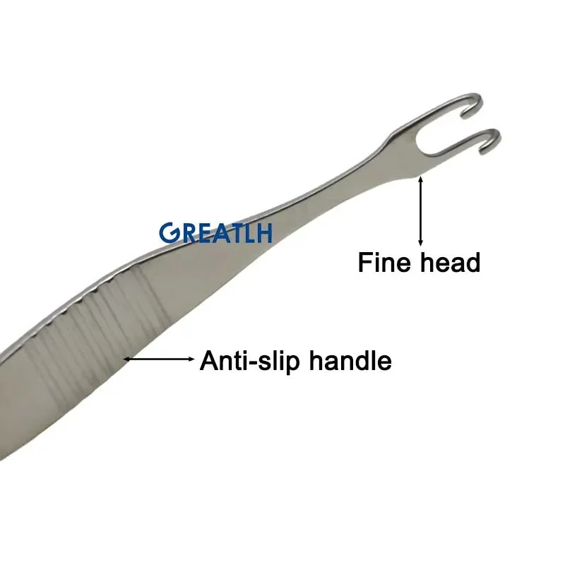 Nose Shaping Pull Hook Nasal Cavity Pull Hook Rhinoplasty Instrument Stainless Steel Plastic Tool GREATLH beauty plastic surgical tool