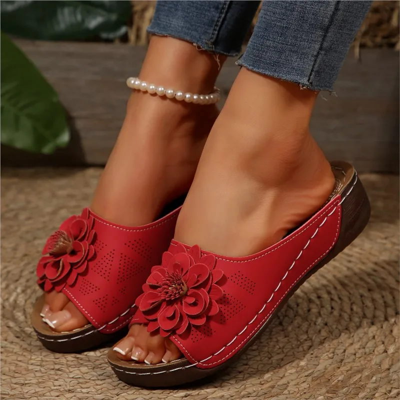Women Sandals Summer Shoes Woman Slides Sandals Ladies Wedge For Women Casual Footwear Slipper Female
