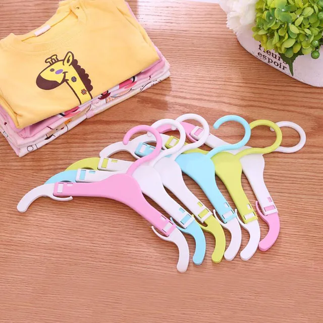 10 Pcs Cute Colorful Stretchable Plastic Clothes Hanger for Kids Children: A Must-Have for Organizing Your Little One s Wardrobe