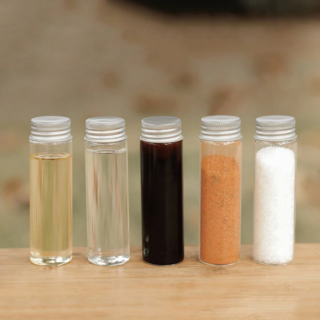 Kültéri Fűszeres Palackok Táskák Beállított Kemping Hordozható Összecsukható Tárolózsák Fűszeren Jar Cirkáló Tartó Vászon Táska Piknik Bbq - Image 4