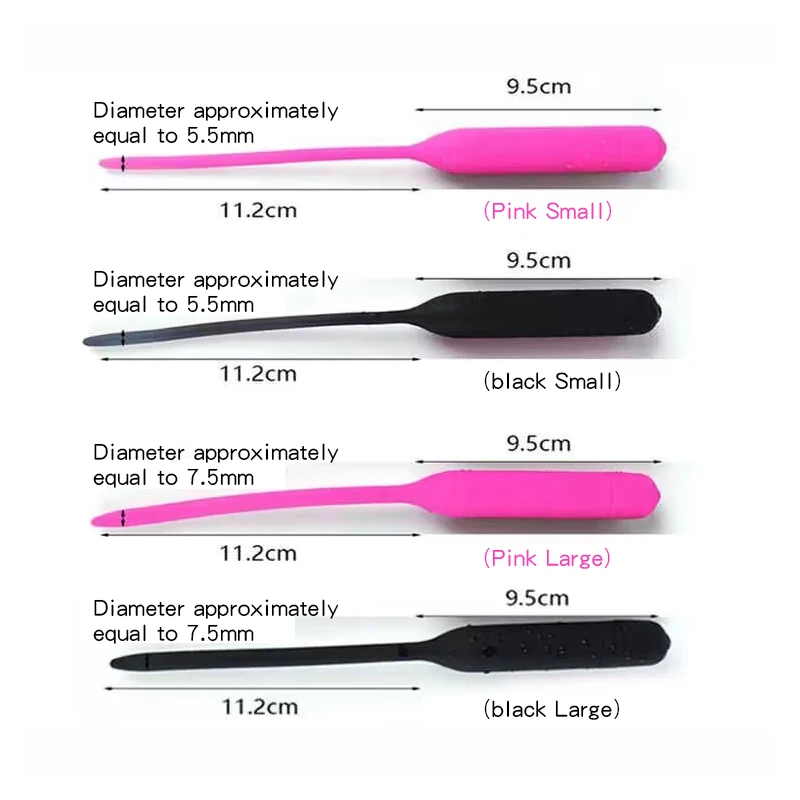 Silicone Penis Plug Electric Urethra Masturbation Adult Toys For Men Urethral Stimulator Woman Vaginal Dilator Urethral Vibrator