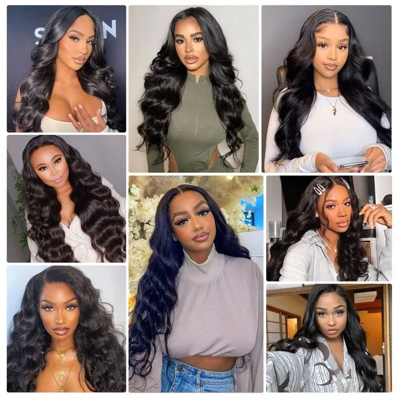 2x6 Lace Closure Body Wave Human Hair Pre-Plucked Hairline Brazilian Virgin Hair Soft Transparent Lace Closure For Women