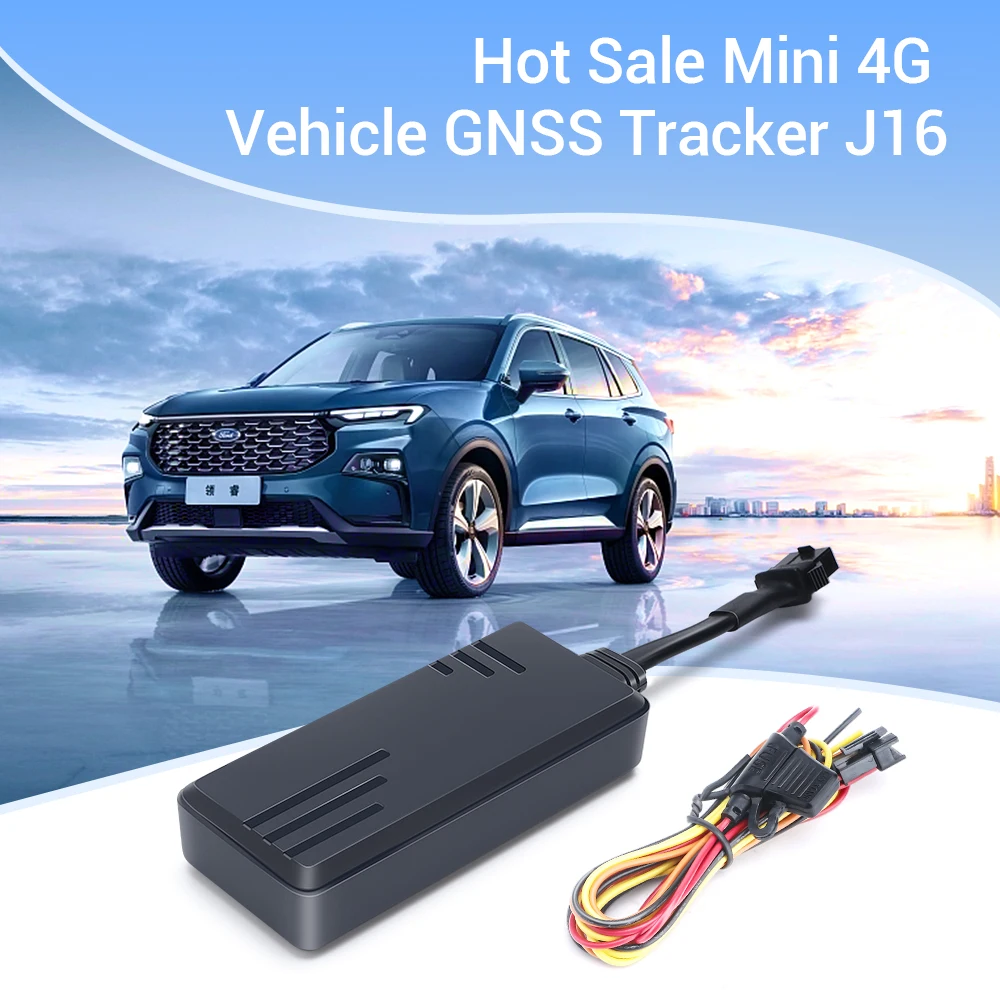 10PCS 4G J16 Car GPS Tracker Mini GPS Rastreador Motorbike Car Geofence ACC Alarm Cut Off Fuel Life Time Free APP