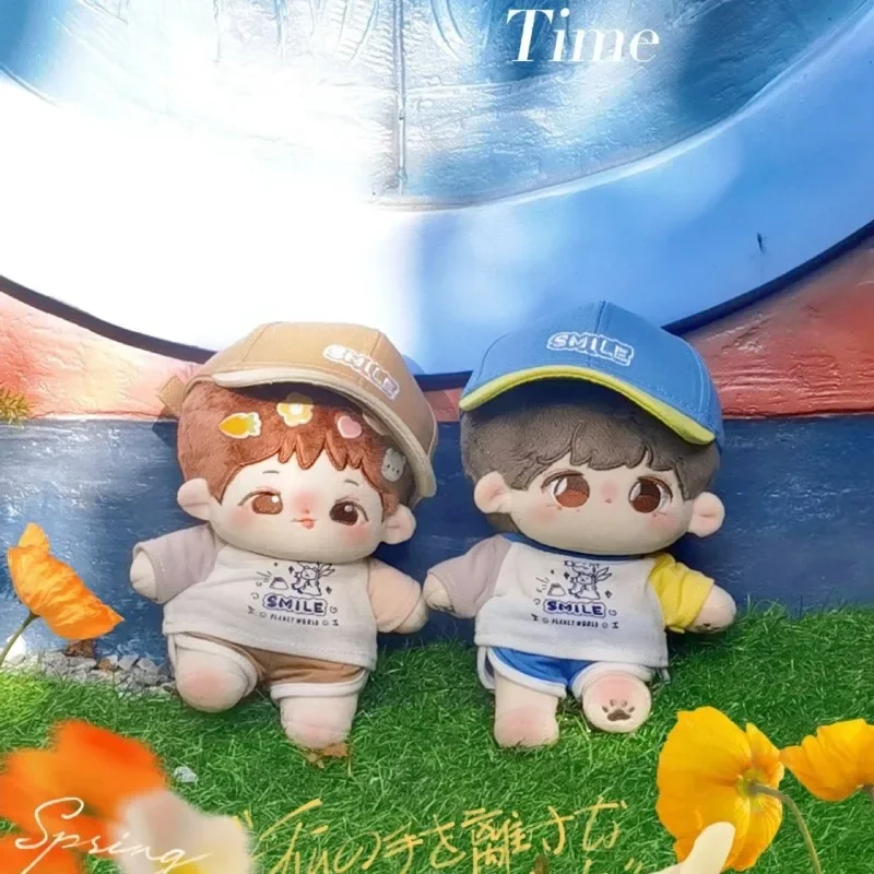 20cm cotton doll clothing, attribute free summer clothing, pure cotton sportswear set accessories 3