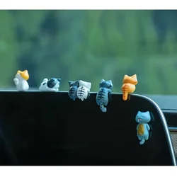 Set of 6 PVC Cartoon Cat Figurines (6PCs)