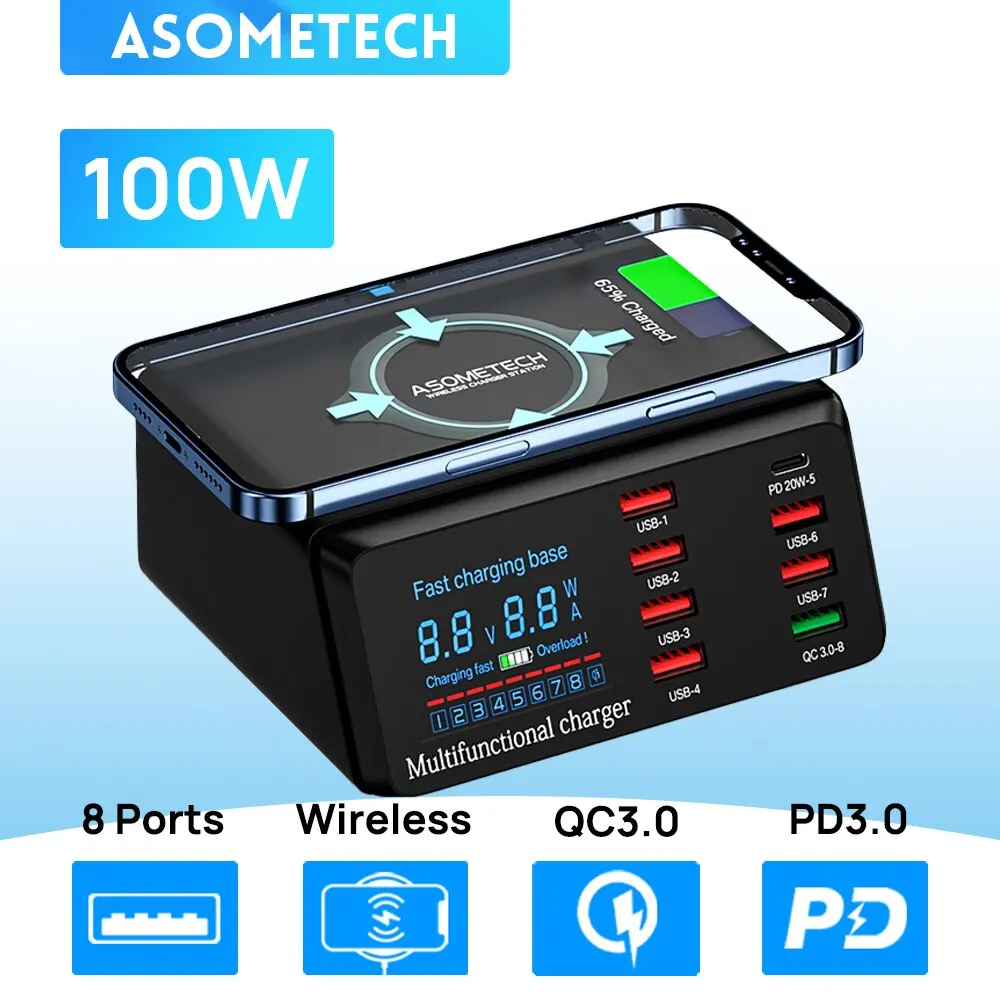 Station de charge rapide induction double zone - 10,43