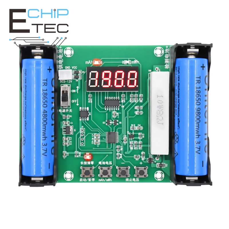 

Free shipping XH-M240 18650 lithium battery capacity tester maH mwH digital display discharge electronic load battery monitor